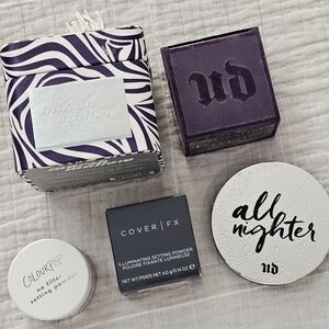 Urban Decay, Colourpop, CoverFX Setting Powders